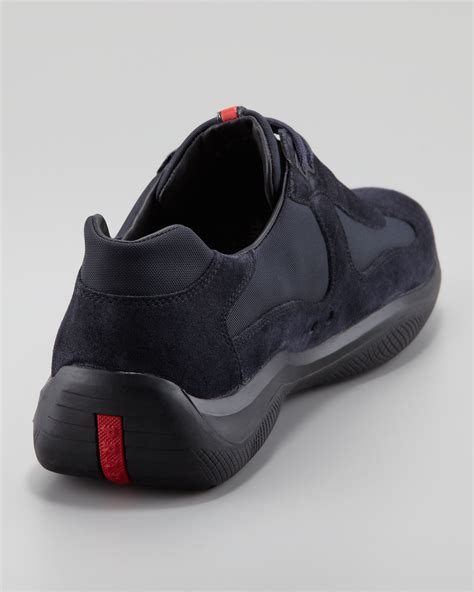 prada men's sneakers price|prada suede sneakers men.